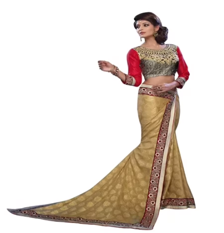 Venice Multi Color New Fancy Georgette Saree