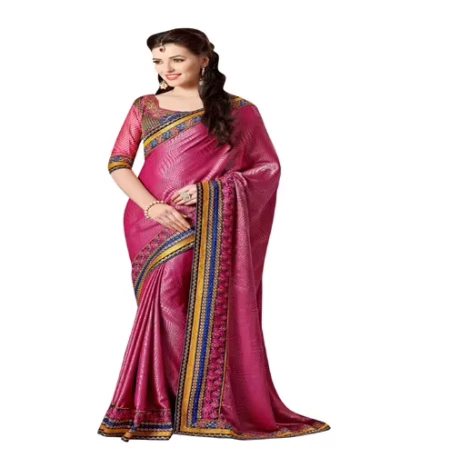 Venice Multi Color New Fancy Georgette Saree
