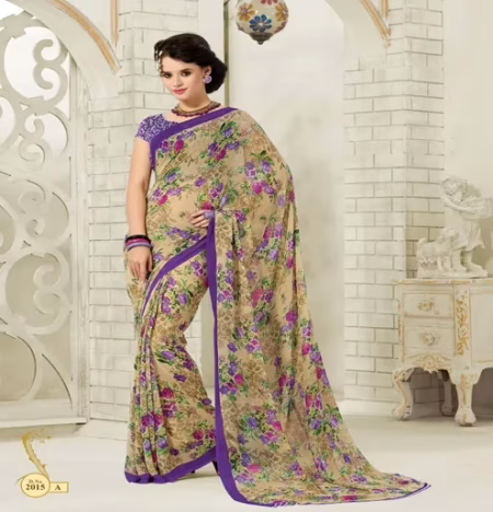Maira Multi Pure Weight Lace Saree