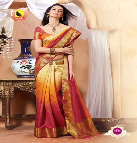Rudraksha Multi New Fancy Tussar Silk Saree