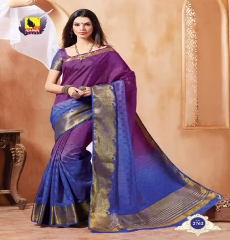 Rudraksha Multi New Fancy Tussar Silk Saree