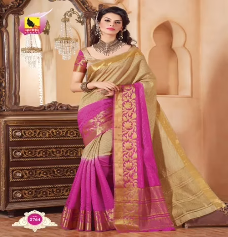 Rudraksha Multi New Fancy Tussar Silk Saree