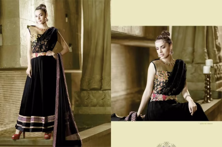 Hi-Fashion Cotton Salwar Kameez (Semi Stitched)