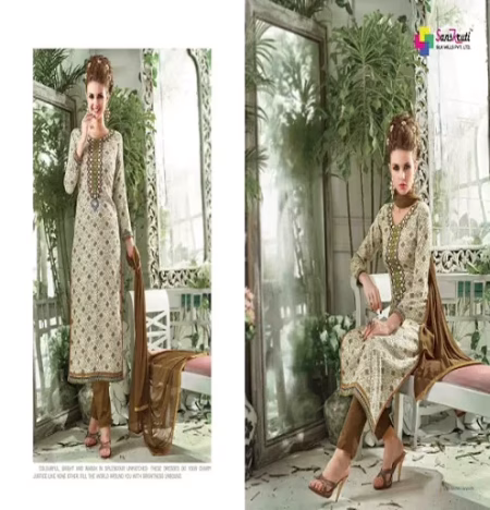 Hi-Fashion Olive Print Straight Suit