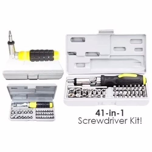 SuperDeals 41 Pcs Screwdriver Kit Imported
