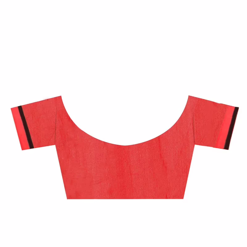 Lookslady Printed Red Georgette saree