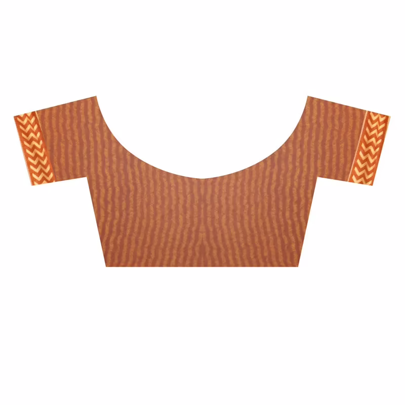 Lookslady Printed Red Georgette Saree