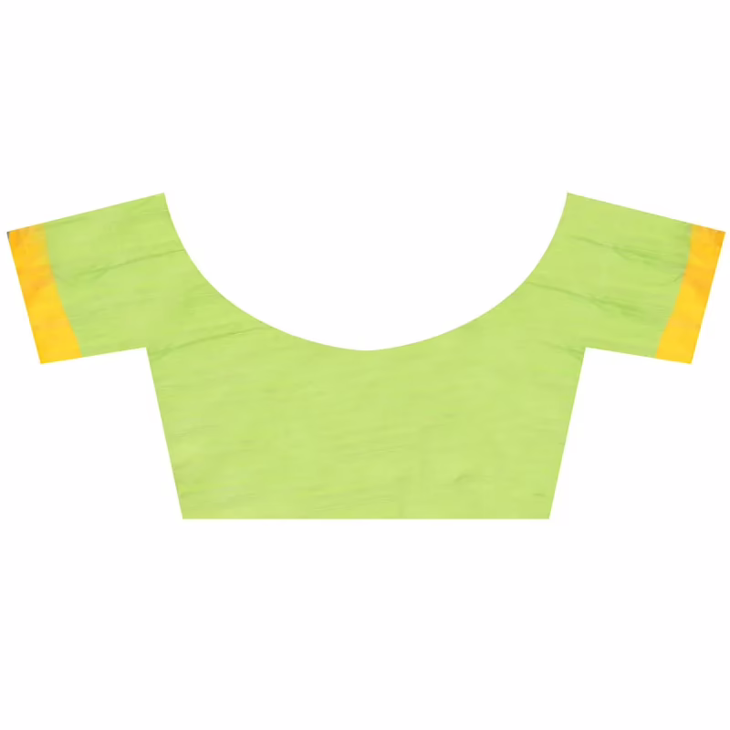 Lookslady Printed Yellow Bhagalpuri Saree