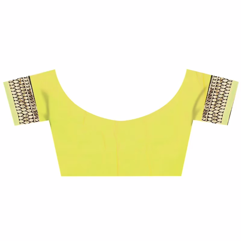 Lookslady Printed Blue Chiffon saree