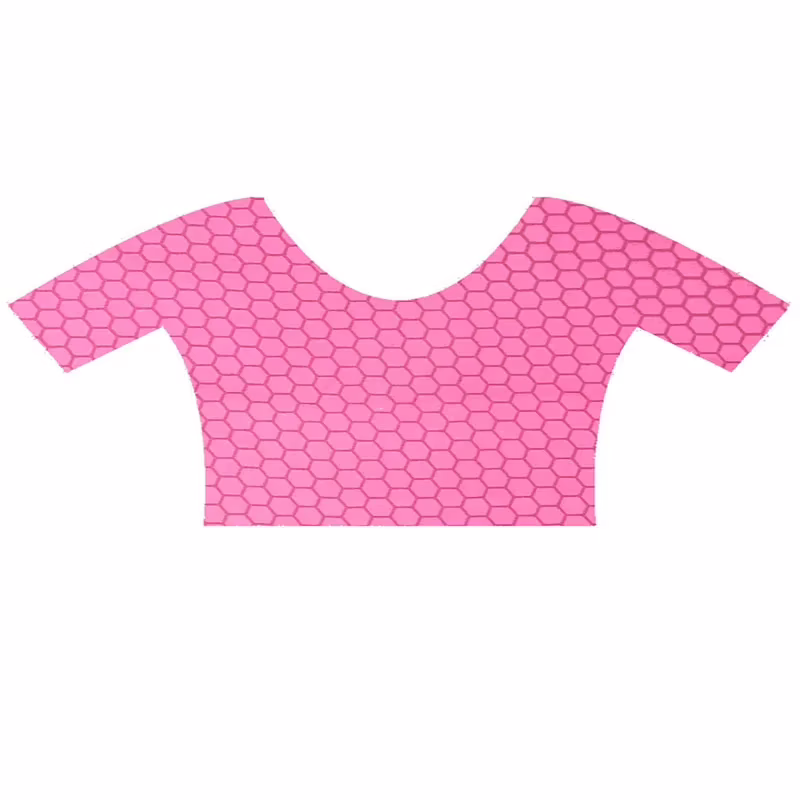 Lookslady Printed White Faux Georgette saree