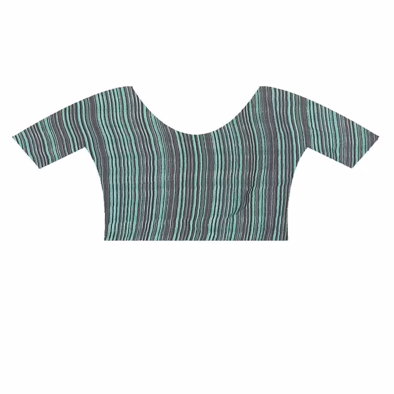 Lookslady Printed Turquoise Georgette saree