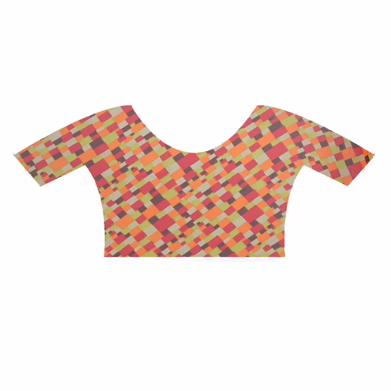 Lookslady Printed Red Georgette saree