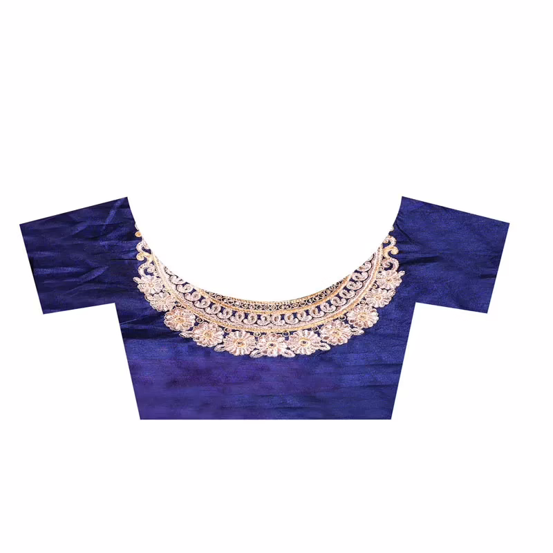 Lookslady Embroidered Pink Pure Georgette Lehenga Saree