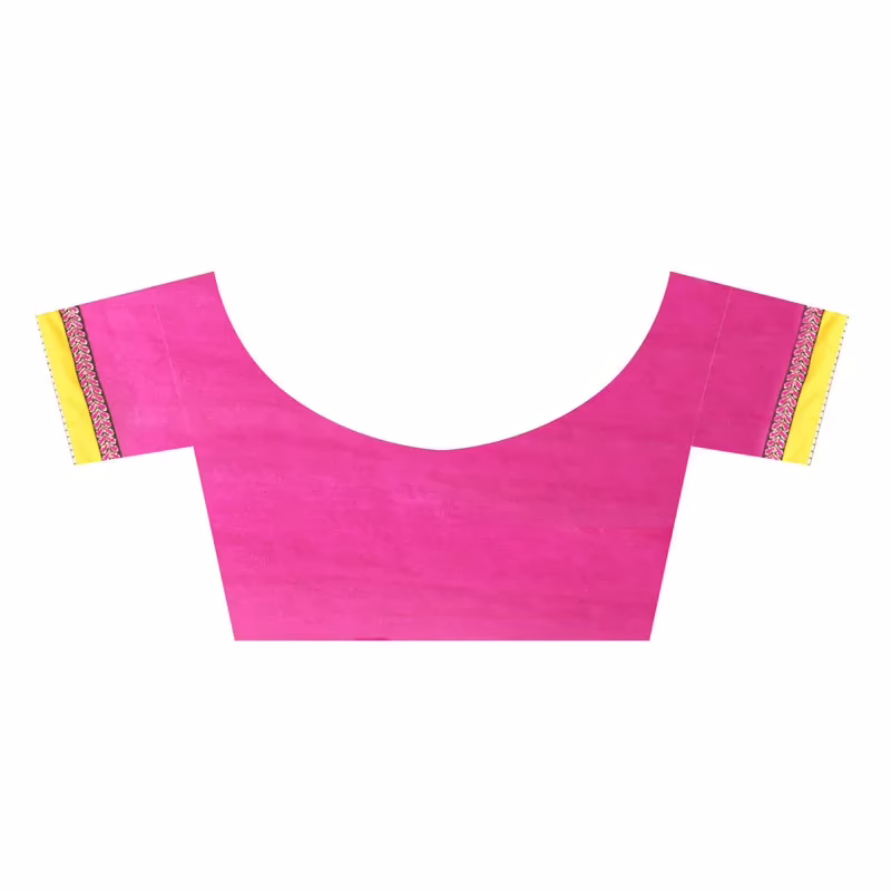 Lookslady Printed Yellow Faux Georgette saree