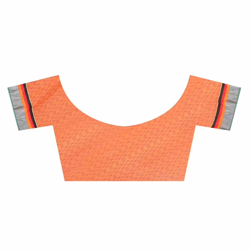 Lookslady Printed Brown Faux Georgette saree