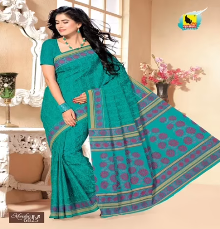 Monalisa Multi Color Cotton Saree