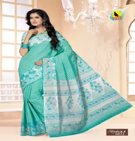 Monalisa Multi Color Cotton Saree