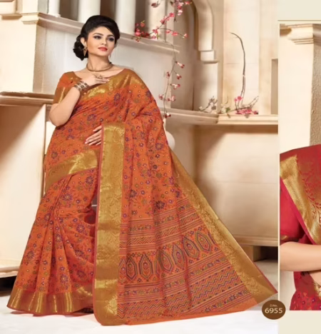 Kajri Multi Cotton Saree