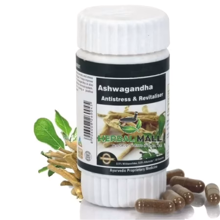 Herbal Mall Asan (Ashwagandha) Tablets (100g)