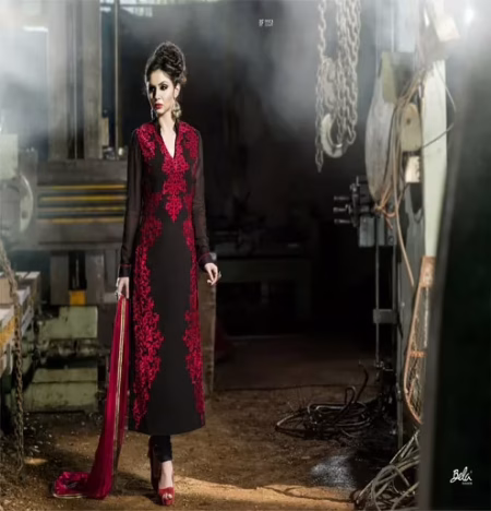 Mizzoli Multi Georgette Straight Suit