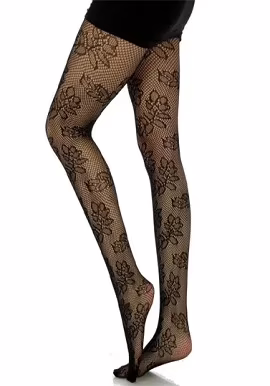 50% Off On Floral Pantyhose Of Fishnet