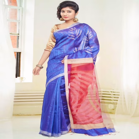 Designer Handloom Ethnic Saree with Indian Handlom Mark