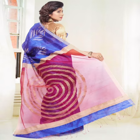 Designer Handloom Ethnic Saree with Indian Handlom Mark