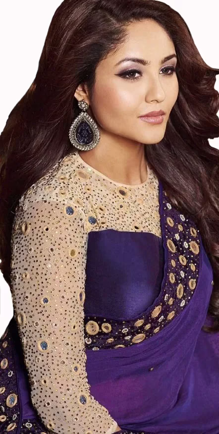 Club Art Decor Designer Blue Saree With Pure Natural Fabrics