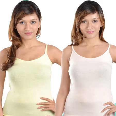 Combo for White & Lemon Yellow Camisole