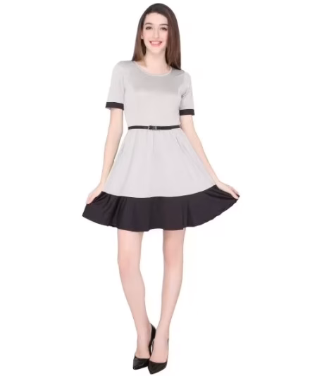 Elliana Curly Skater Dress