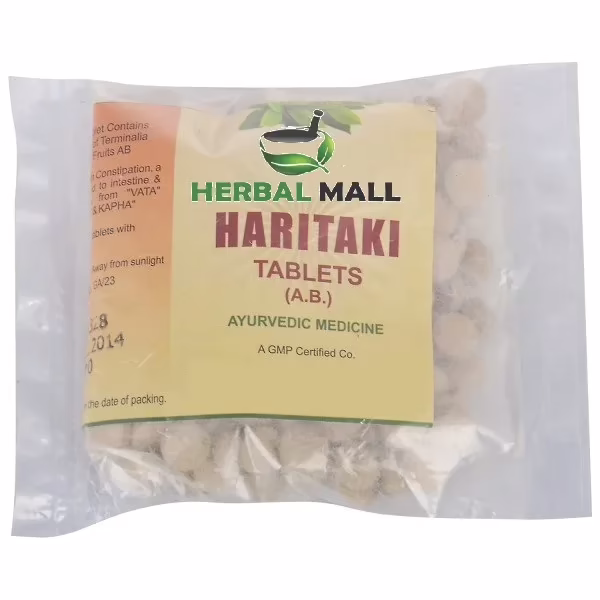Herbal Mall Harade (Haritaki) Tablets (100g)