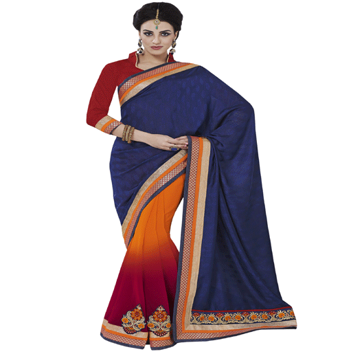 Violet Colour Silk Jacquard Traditional Designer Occation Wear Saree With Matching Blouse Piece