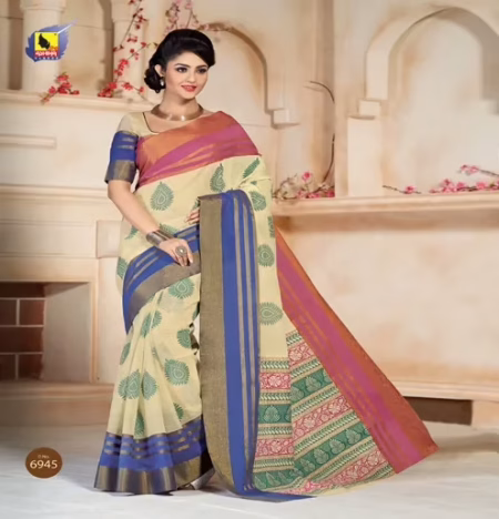 Kajri Multi Cotton Saree