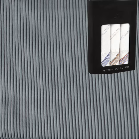 Raymond Black Lining Shirting Fabric With Free Handkerchief