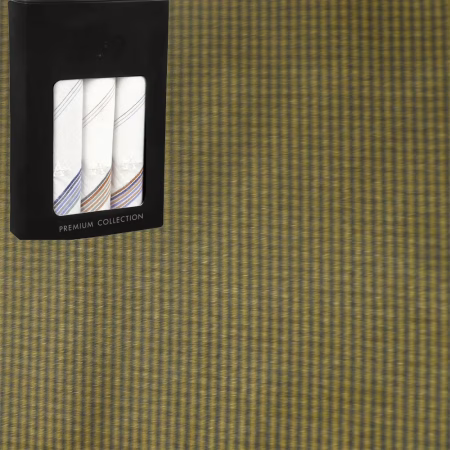 Raymond Check Polyblended Shirt Fabric With Free Handkerchief