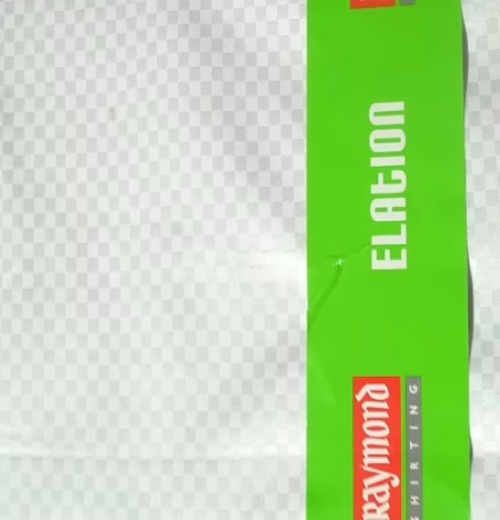 Raymond - White Check Fine Shirting Fabric