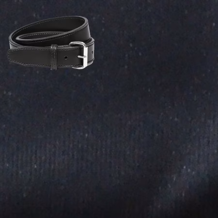 Raymond-Classic Black Trouser Fabric Free Belt