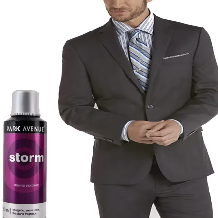 Raymond - Extreme Dark Grey Suit Fabric Free Deo