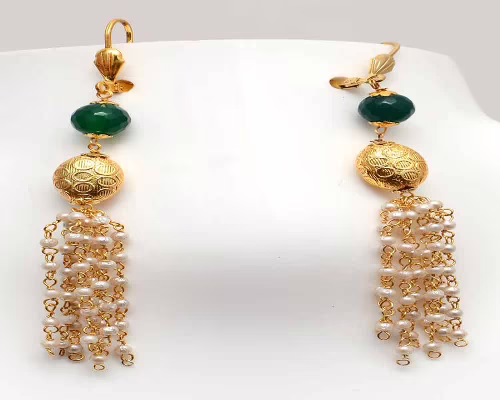 RK Multicolor Necklace Set With Ear Rings