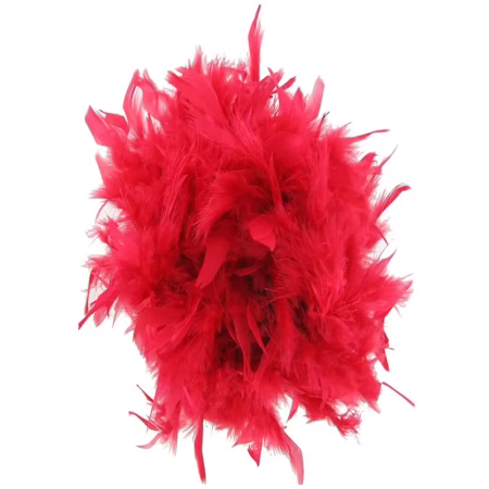 Smiffy's Deluxe Feather Red Boa