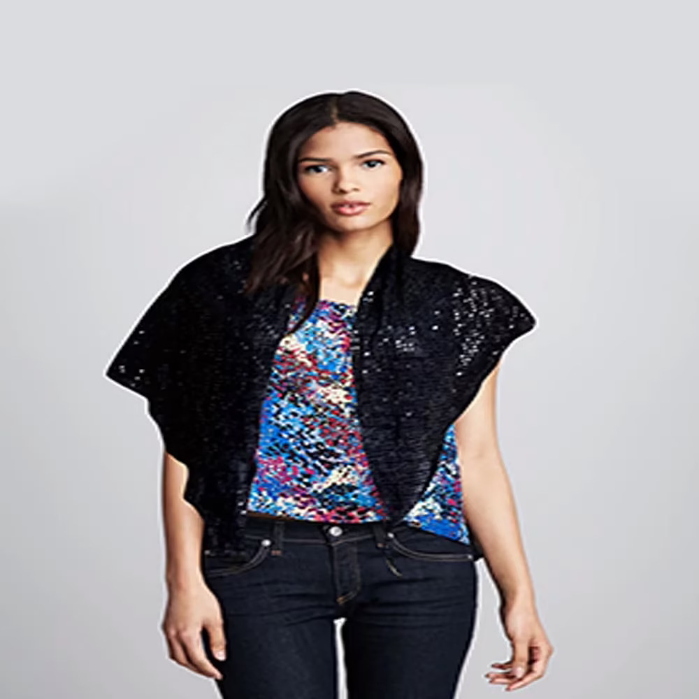 Shimmering Black Stole