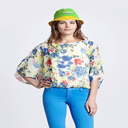 Green & Yellow Team Printed Bucket Hat