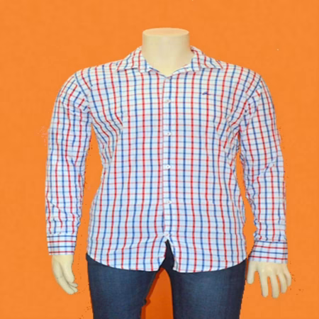 Bangkok Cottons-White Check Shirt