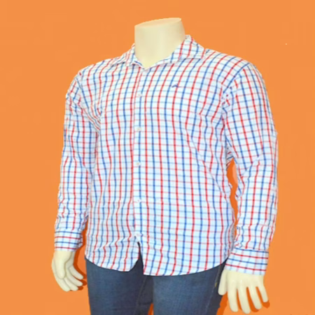 Bangkok Cottons-White Check Shirt