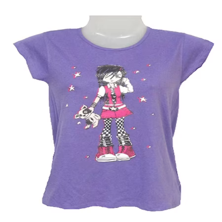 Okay-Funky Doll Print Top
