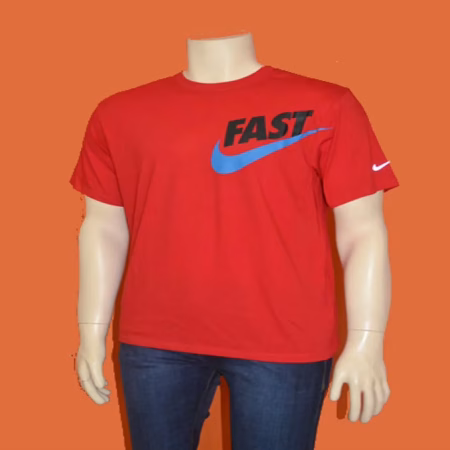 Nike-Plain Red T-Shirt