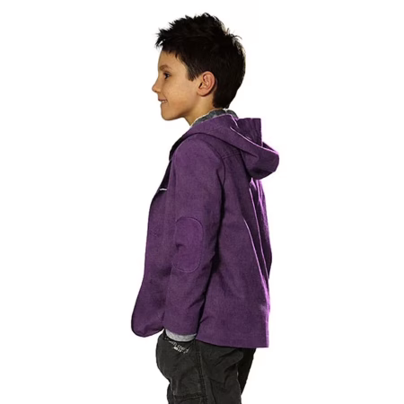 Raymond - Dark Purple Soft Velveteen Suit Fabric