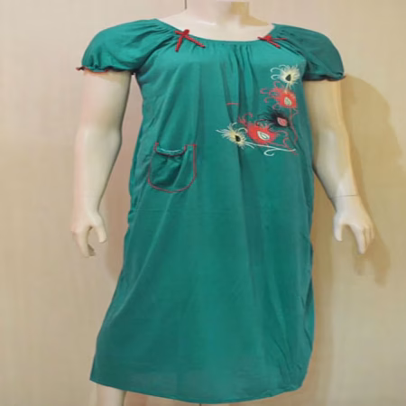 Sea Green Hosiery Full Length Nightwear