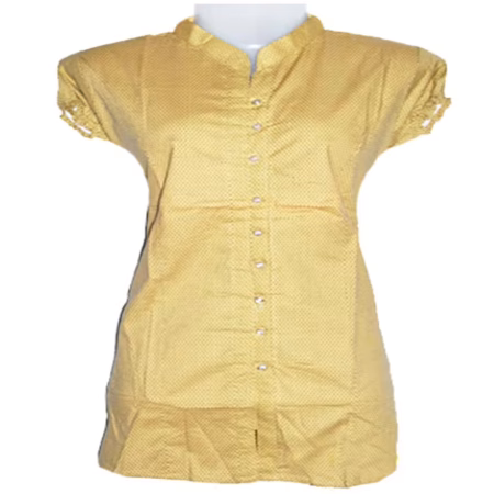 Sherwani Style Golden Dotted Top