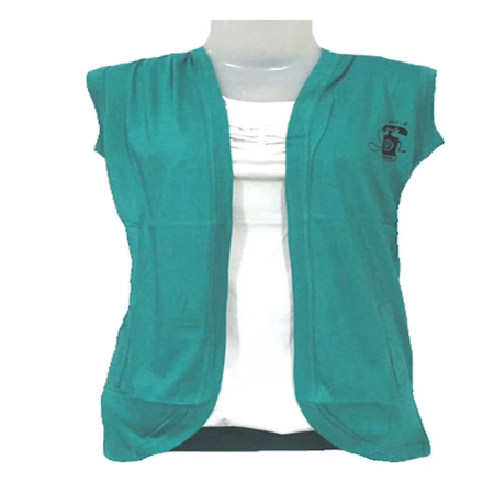 For Girls - Stylish Aqua Green Hooded Shrug